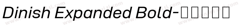 Dinish Expanded Bold字体转换